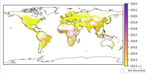 Nighttime Lights electrification decade use case